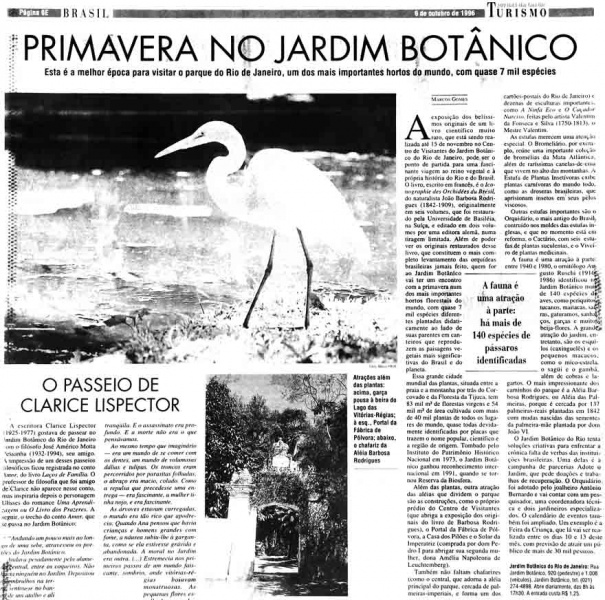 Jornal da Tarde Jardim Botânico